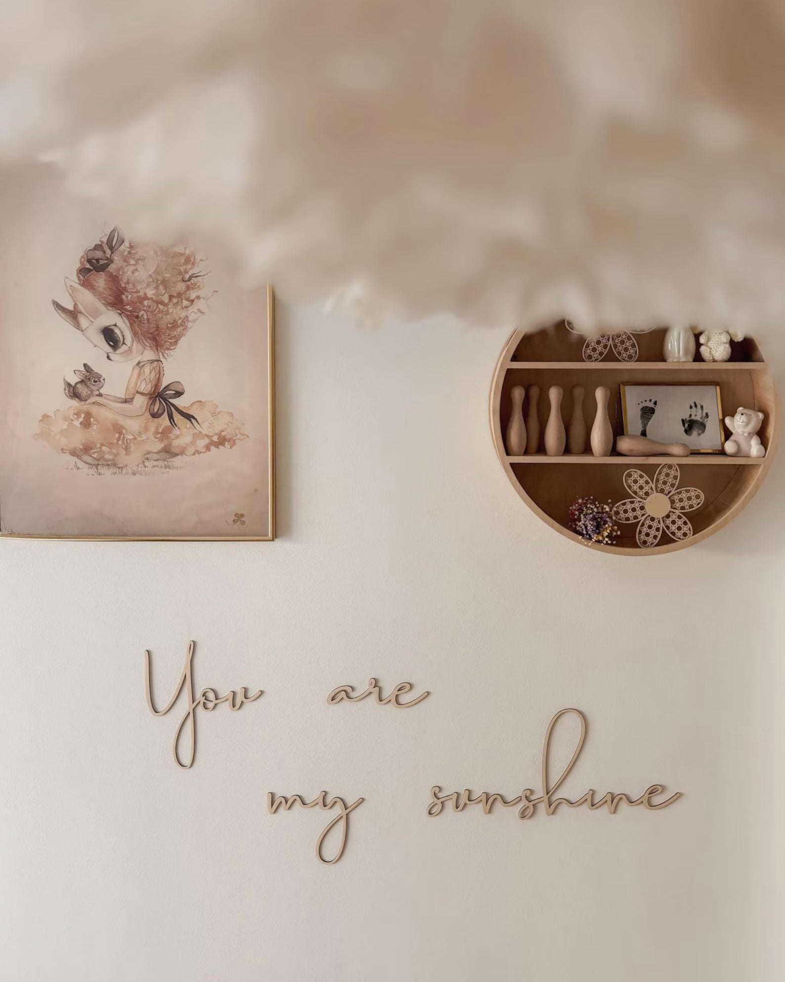 Houten Muurdecoratie "You Are My Sunshine" image 0