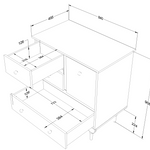 Wood Luck Kast/Commode Babushka - Olive image 5