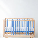 KARL & FRIC Ledikant Nox - Naturel met blauwe spijlen image 4