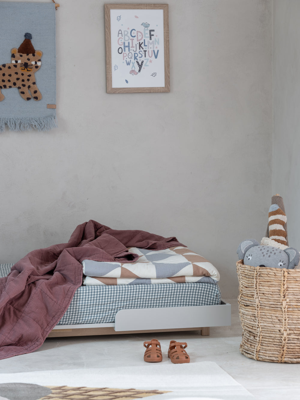 Wood Luck Meegroeibed Bloom - 90x160 tot 90x200 - Cashmere Grijs image 7