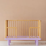 KARL & FRIC Ledikant Nox - Naturel met lila poten image 4