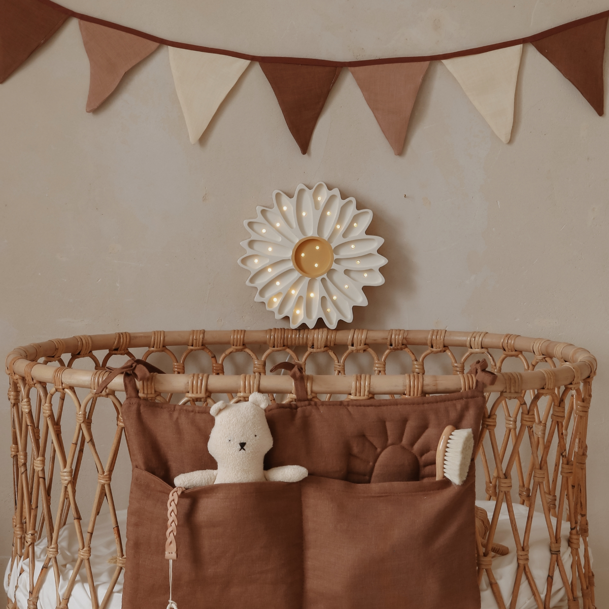 Little Lights Lamp Madeliefje - Wit image 1