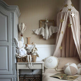 Dekornik Behang - Simple Vintage Stripes - Beige Bruin