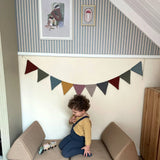 Dekornik Behang - Simple Vintage Stripes - Beige Blauw